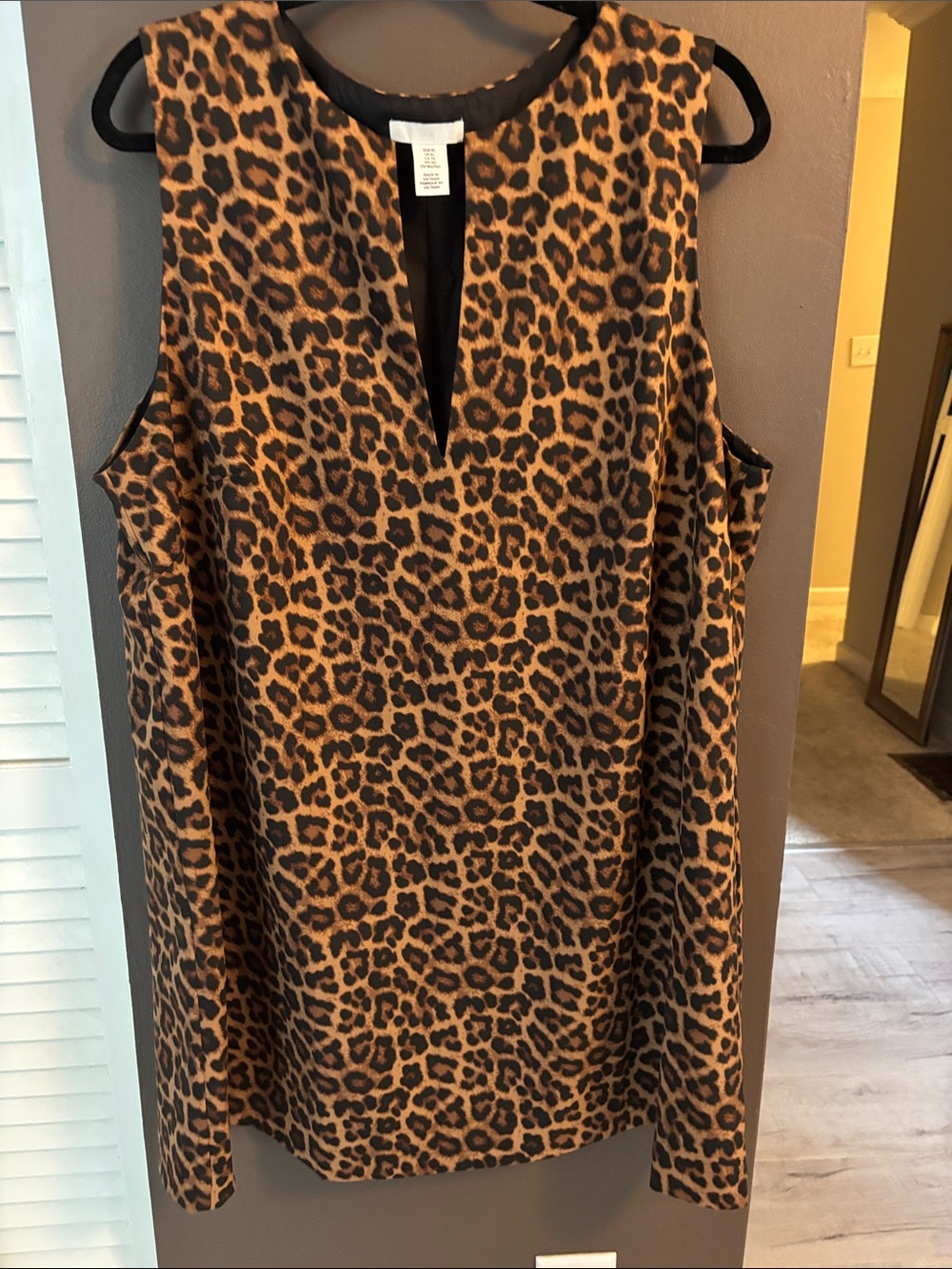 H&M Leopard Shift Dress